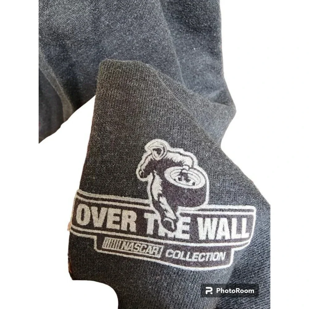 Dale Earnhardt Jr Gray Hoodie XL Embroidered Full Zip 88 Nascar Over The Wall - Picture 8 of 11